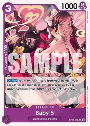 Baby 5 (OP10-076) [Royal Blood] - Deck Out Gaming