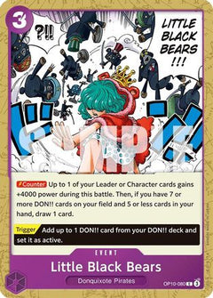 Little Black Bears (OP10-080) [Royal Blood] - Deck Out Gaming