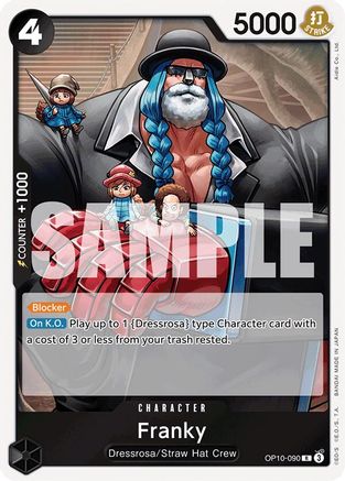 Franky (090) (OP10-090) [Royal Blood] Foil - Deck Out Gaming