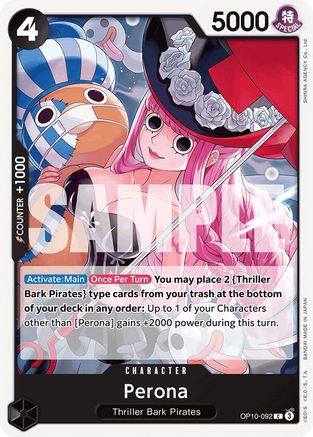 Perona (092) (OP10-092) [Royal Blood] - Deck Out Gaming