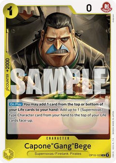 Capone"Gang"Bege (OP10-103) [Royal Blood] Foil - Deck Out Gaming