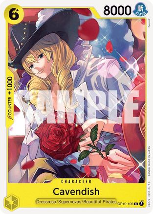 Cavendish (105) (OP10-105) [Royal Blood] - Deck Out Gaming