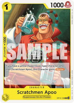 Scratchmen Apoo (OP10-108) [Royal Blood] - Deck Out Gaming