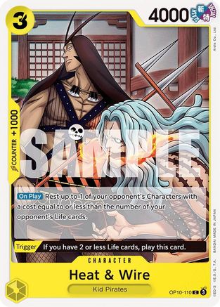 Heat & Wire (OP10-110) [Royal Blood] - Deck Out Gaming