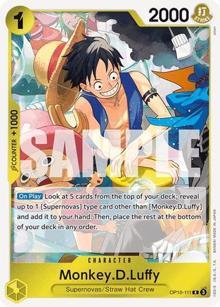 Monkey.D.Luffy (111) (OP10-111) [Royal Blood] Foil - Deck Out Gaming