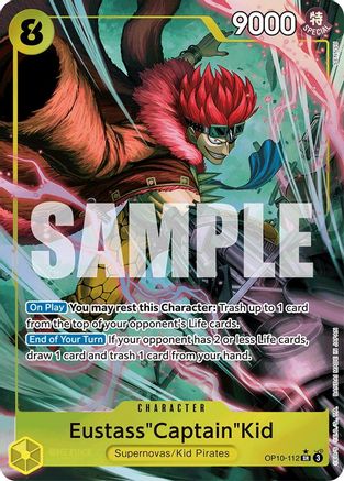 Eustass"Captain"Kid (112) (Parallel) (OP10-112) [Royal Blood] Foil - Deck Out Gaming