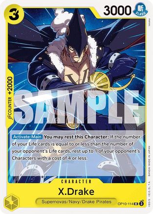 X.Drake (OP10-114) [Royal Blood] - Deck Out Gaming