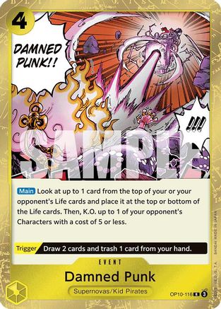 Damned Punk (OP10-116) [Royal Blood] Foil - Deck Out Gaming
