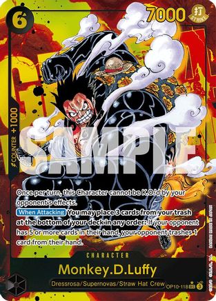 Monkey.D.Luffy (118) (Parallel) (OP10-118) [Royal Blood] Foil - Deck Out Gaming