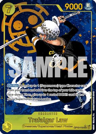 Trafalgar Law (119) (Parallel) (OP10-119) [Royal Blood] Foil - Deck Out Gaming