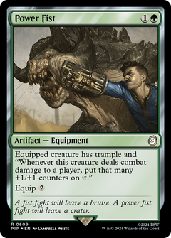 Power Fist (Surge Foil) (609) [Fallout] foil - Deck Out Gaming