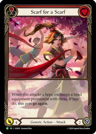 Scarf for a Scarf - LSS019 (LSS019) [Flesh and Blood: Promo Cards] Rainbow Foil - Deck Out Gaming