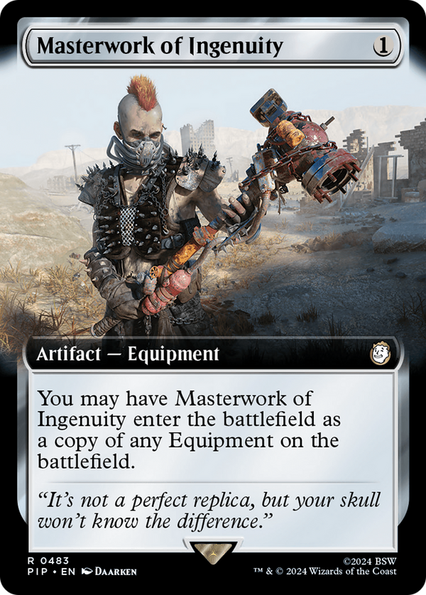 Masterwork of Ingenuity (Extended Art) (483) [Fallout] - Deck Out Gaming