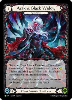 Arakni, Black Widow (Extended Art) - LGS376 (LGS376) [Flesh and Blood: Promo Cards] Rainbow Foil - Deck Out Gaming