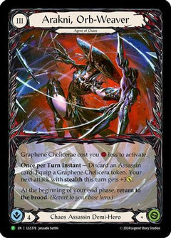Arakni, Orb-Weaver (Extended Art) - LGS378 (LGS378) [Flesh and Blood: Promo Cards] Rainbow Foil - Deck Out Gaming