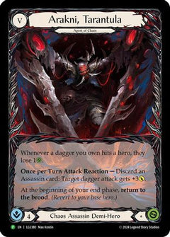 Arakni, Tarantula (Extended Art) - LGS380 (LGS380) [Flesh and Blood: Promo Cards] Rainbow Foil - Deck Out Gaming