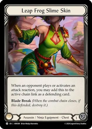 Leap Frog Slime Skin (ARK004) [Blitz Deck: The Hunted - Arakni] - Deck Out Gaming