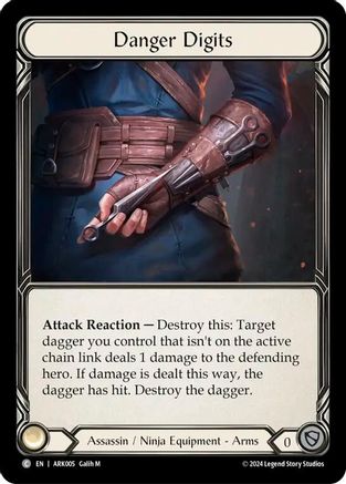 Danger Digits (ARK005) [Blitz Deck: The Hunted - Arakni] - Deck Out Gaming
