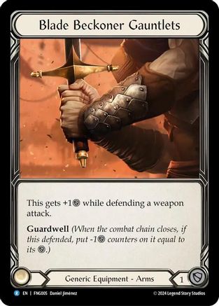 Blade Beckoner Gauntlets (FNG005) [Blitz Deck: The Hunted - Fang] - Deck Out Gaming