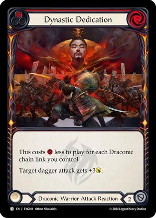 Dynastic Dedication (Red) (FNG011) [Blitz Deck: The Hunted - Fang] - Deck Out Gaming