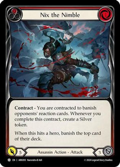 Nix the Nimble (Red) (ARK010) [Blitz Deck: The Hunted - Arakni] - Deck Out Gaming