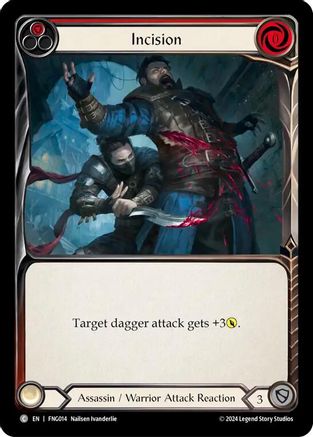 Incision (Red) (FNG014) [Blitz Deck: The Hunted - Fang] - Deck Out Gaming
