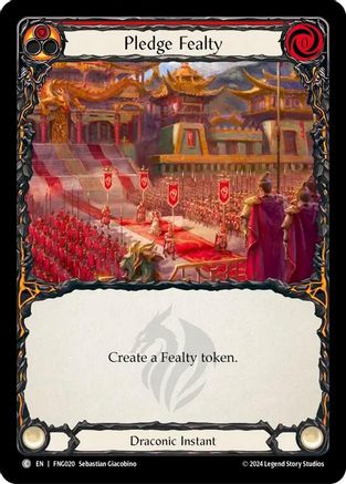 Pledge Fealty (Red) (FNG020) [Blitz Deck: The Hunted - Fang] - Deck Out Gaming