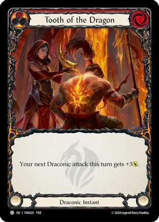 Tooth of the Dragon (Red) (FNG021) [Blitz Deck: The Hunted - Fang] - Deck Out Gaming