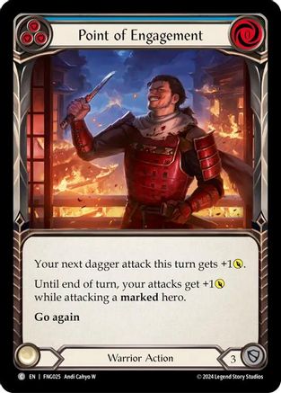 Point of Engagement (Blue) (FNG025) [Blitz Deck: The Hunted - Fang] - Deck Out Gaming