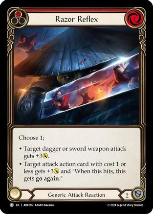 Razor Reflex (Red) (ARK016) [Blitz Deck: The Hunted - Arakni] - Deck Out Gaming