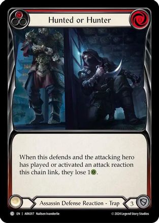 Hunted or Hunter (Red) (ARK017) [Blitz Deck: The Hunted - Arakni] - Deck Out Gaming