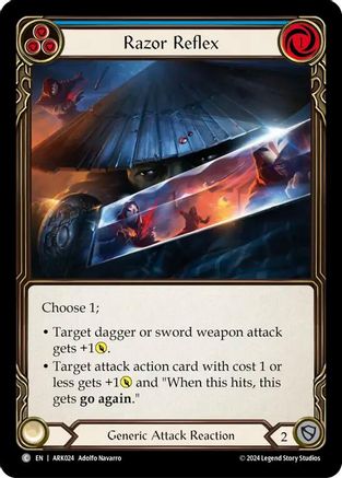 Razor Reflex (Blue) (ARK024) [Blitz Deck: The Hunted - Arakni] - Deck Out Gaming