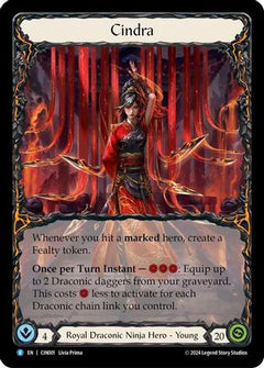 Cindra (CIN001) [Blitz Deck: The Hunted - Cindra] Rainbow Foil - Deck Out Gaming