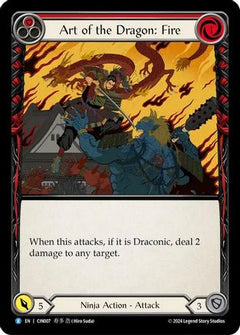 Art of the Dragon: Fire (CIN007) [Blitz Deck: The Hunted - Cindra] - Deck Out Gaming