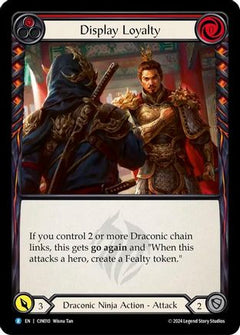 Display Loyalty (Red) (CIN010) [Blitz Deck: The Hunted - Cindra] - Deck Out Gaming