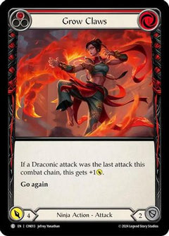 Grow Claws (Red) (CIN013) [Blitz Deck: The Hunted - Cindra] - Deck Out Gaming
