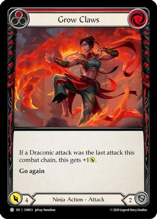 Grow Claws (Red) (CIN013) [Blitz Deck: The Hunted - Cindra] - Deck Out Gaming