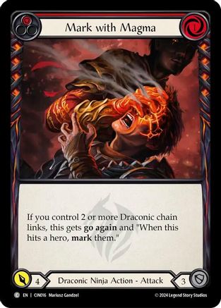 Mark with Magma (Red) (CIN016) [Blitz Deck: The Hunted - Cindra] - Deck Out Gaming