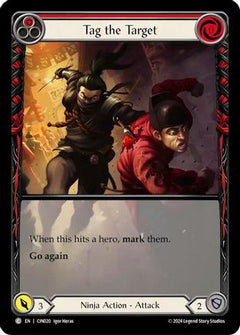 Tag the Target (Red) (Extended Art) (CIN020) [Blitz Deck: The Hunted - Cindra] - Deck Out Gaming