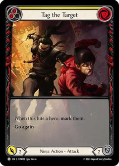 Tag the Target (Yellow) (Extended Art) (CIN022) [Blitz Deck: The Hunted - Cindra] - Deck Out Gaming