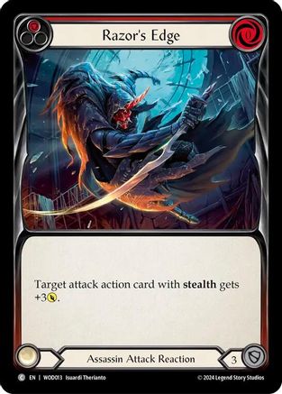 Razor's Edge (Red) (WOD013) [Blitz Deck: The Hunted - Arakni, Web of Deceit] - Deck Out Gaming