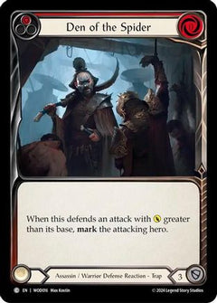 Den of the Spider (Red) (WOD016) [Blitz Deck: The Hunted - Arakni, Web of Deceit] - Deck Out Gaming