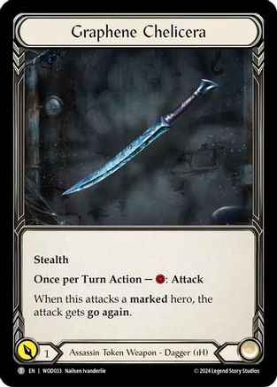 Graphene Chelicera (WOD033) [Blitz Deck: The Hunted - Arakni, Web of Deceit] - Deck Out Gaming