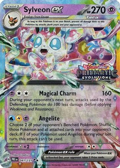 Sylveon ex - 041/131 (Prismatic Evolutions Stamp) (41) [Miscellaneous Cards & Products] Holofoil - Deck Out Gaming