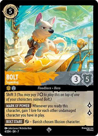 Bolt - Superdog (4/204) [Archazias Island] Cold Foil - Deck Out Gaming