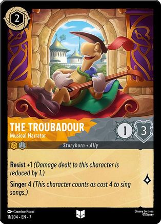The Troubadour - Musical Narrator (11/204) [Archazias Island] - Deck Out Gaming