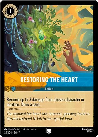 Restoring the Heart (39/204) [Archazias Island] Cold Foil - Deck Out Gaming