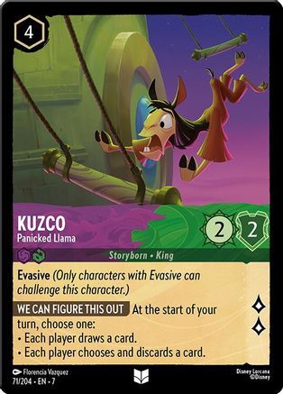 Kuzco - Panicked Llama (71/204) [Archazias Island] - Deck Out Gaming