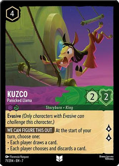 Kuzco - Panicked Llama (71/204) [Archazias Island] Cold Foil - Deck Out Gaming