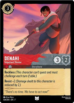 Denahi - Impatient Hunter (124/204) [Archazias Island] Cold Foil - Deck Out Gaming